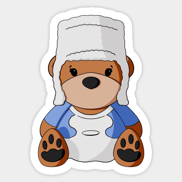 Baroness Teddy Bear Sticker by Alisha Ober Designs